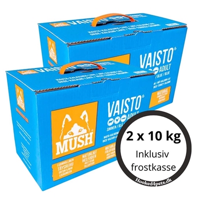 MUSH Barf Frossen Råfoder Vaisto Blå 20 Kg